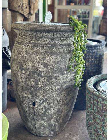 Fontaine de jardin en poterie vietnamienne | La Madeleine Déco