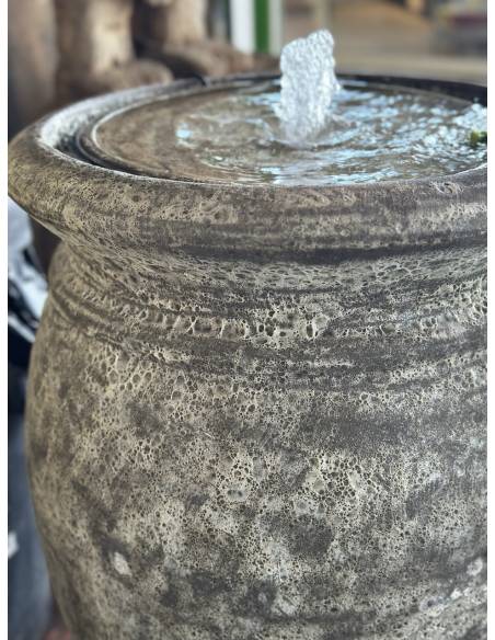 Fontaine de jardin en poterie vietnamienne | La Madeleine Déco
