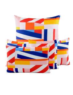 Housse de coussin PONDICHERY Harmony - Haomy | La Madeleine Déco
