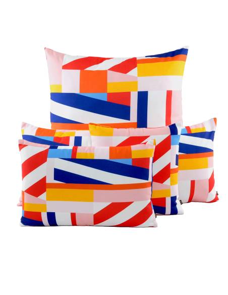 Housse de coussin PONDICHERY Harmony - Haomy | La Madeleine Déco