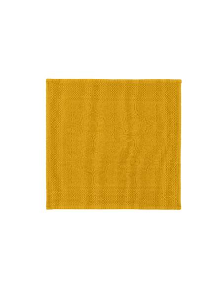 Tapis de bain coton KYMI Harmony - Haomy Ocre