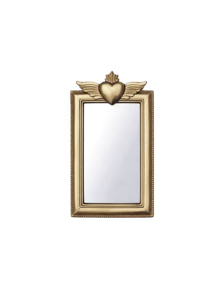 Miroir ex-voto RECTANGLE doré | La Madeleine Déco