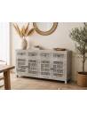Grand buffet en bois sculpté BOHOL | La Madeleine Déco