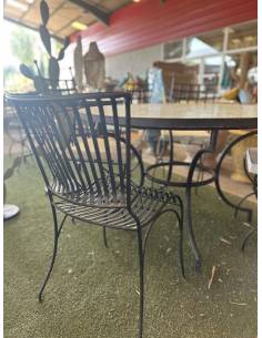 Chaise en fer RIBAN | La Madeleine Déco 2