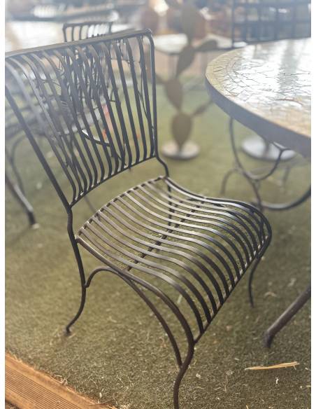 Chaise en fer RIBAN | La Madeleine Déco