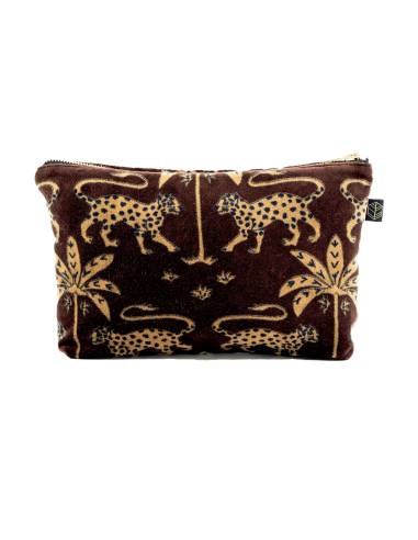 Trousse en velours de coton imprimé BERIA Harmony - Haomy | La Madeleine Déco
