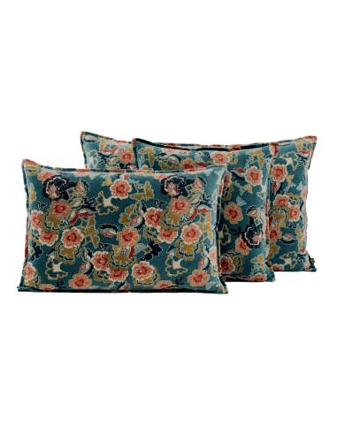 Housse de coussin en velours de coton BOSTON Harmony - Haomy | La Madeleine Déco