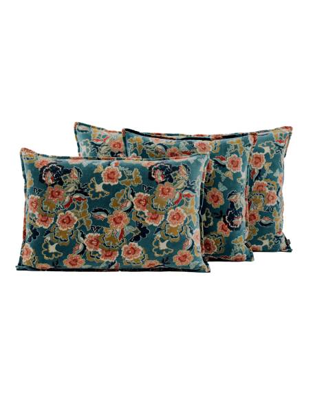 Housse de coussin en velours de coton BOSTON Harmony - Haomy | La Madeleine Déco