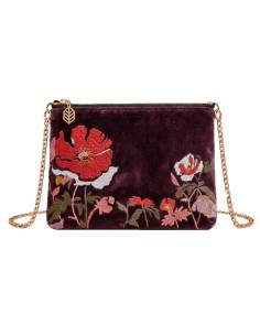 Trousse en velours brodé BRISTOL Harmony - Haomy | La Madeleine Déco