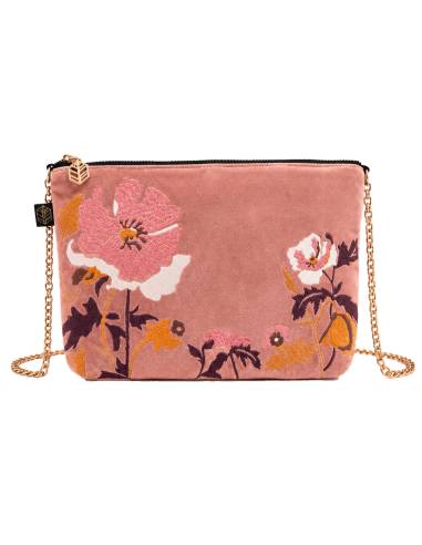 Trousse en velours brodé BRISTOL Harmony - Haomy | La Madeleine Déco