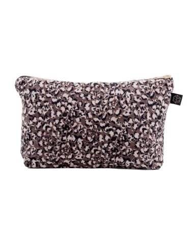 Trousse en velours imprimé GAIRO Harmony - Haomy | La Madeleine Déco