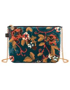 Trousse en velours brodé KENDALL Harmony - Haomy | La Madeleine Déco 2