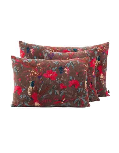 Housse de coussin BIRDY Harmony - Haomy ganache