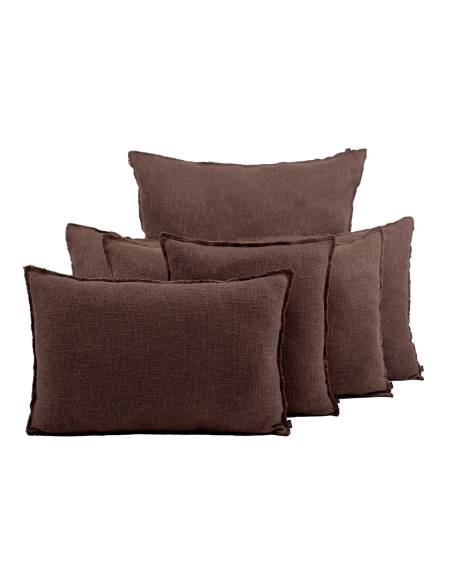 Housse de coussin CALIFORNIA Haomy - Harmony ganache
