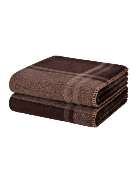 Plaid en laine HYGGE Harmony - Haomy | La Madeleine Deco