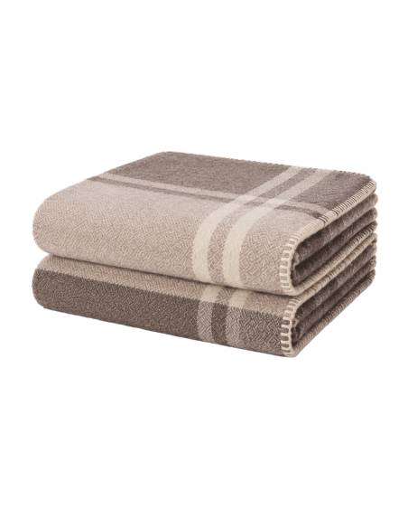Plaid en laine HYGGE Harmony - Haomy | La Madeleine Deco