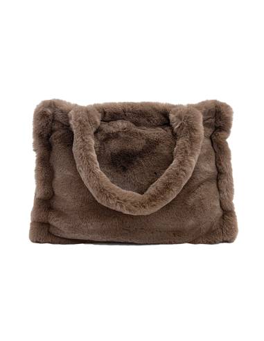 Sac fausse fourrure CHAMONIX Harmony - Haomy CHATAIGNE