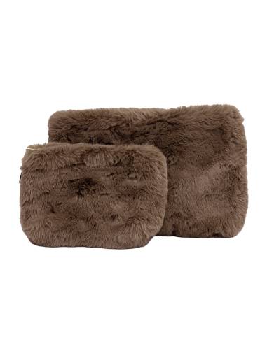 Trousse fausse fourrure CHAMONIX Harmony - Haomy | La Madeleine Déco