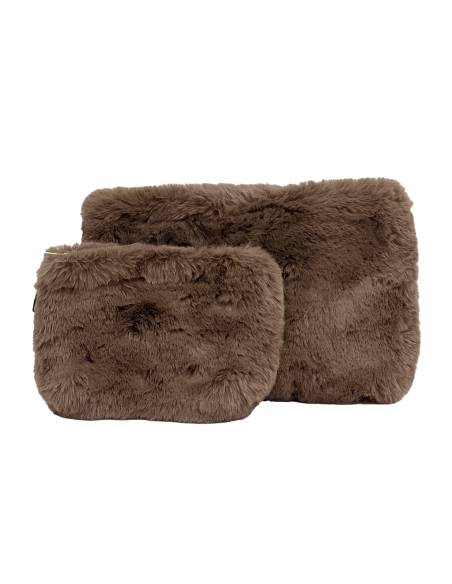 Trousse fausse fourrure CHAMONIX Harmony - Haomy | La Madeleine Déco