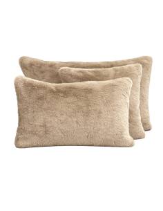 Housse de coussin fausse fourrure CHAMONIX Harmony - Haomy 2