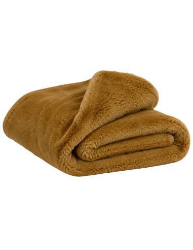 Plaid de coussin fausse fourrure  CHAMONIX Harmony - Haomy | La Madeleine Déco