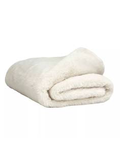 Plaid de coussin fausse fourrure  CHAMONIX Harmony - Haomy | La Madeleine Déco