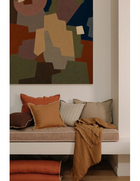 Housse de coussin en lin SEONI Harmony - Haomy