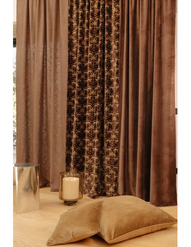 Rideau en velours de coton BERIA Harmony - Haomy