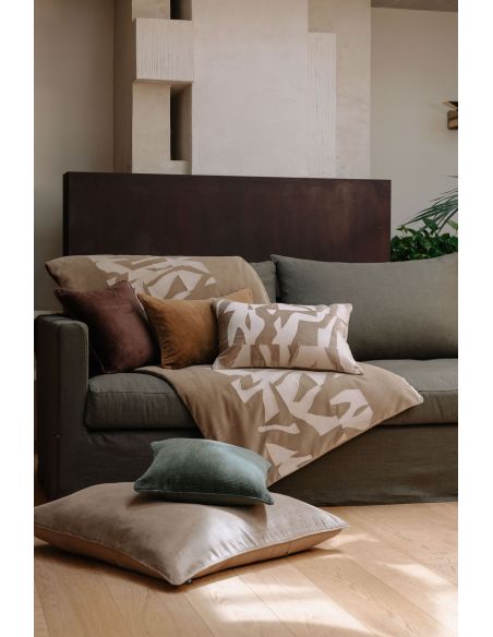 Housse de coussin en velours côtelé HAMBOURG Harmony - Haomy