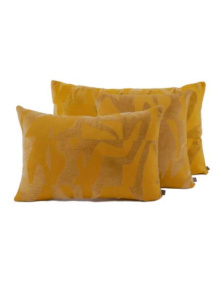 Housse de coussin velours brodé MILTON Harmony - Haomy | La Madeleine Déco