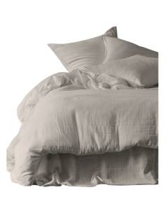 Drap plat en gaze de coton MYKONOS Harmony - Haomy | Madeleine Deco 2