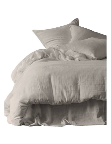 Drap plat en gaze de coton MYKONOS Harmony - Haomy | Madeleine Deco