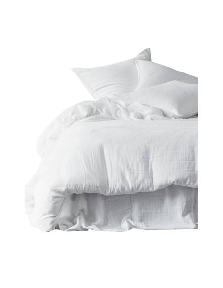 Drap plat en gaze de coton MYKONOS Harmony - Haomy | Madeleine Deco