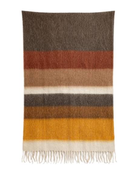 Plaid en laine CALYPSO Harmony - Haomy | La Madeleine Deco
