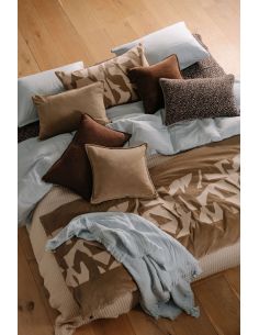 Housse d'édredon velours brodé MILTON Harmony - Haomy | Madeleine Déco 2