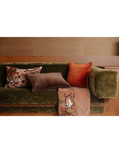 Housse d'édredon en velours brodé KENDALL Harmony - Haomy
