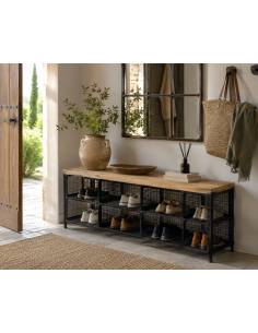 Banc avec rangement chaussures