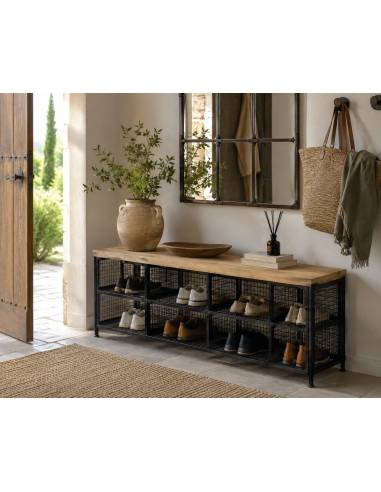 Banc avec rangement chaussures