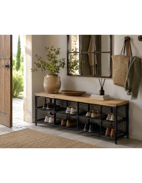 Banc avec rangement chaussures