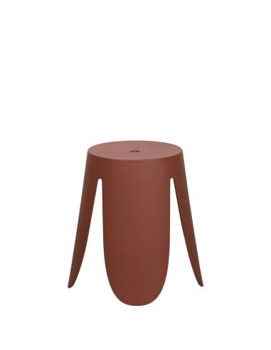Tabouret pouf bouclette GARDENIA | La Madeleine Déco