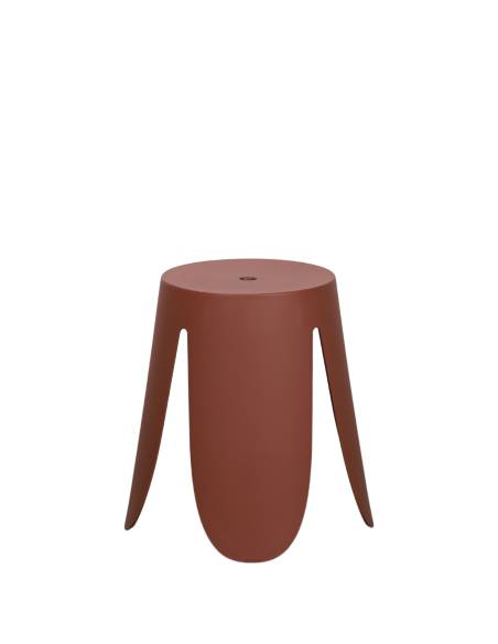 Tabouret pouf bouclette GARDENIA | La Madeleine Déco