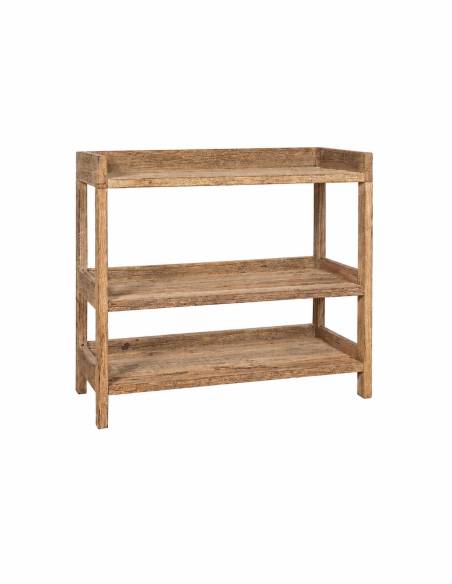 Console en vieux teck recyclé | La Madeleine Déco