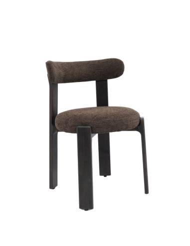 Chaise tissu marron ALBANY
