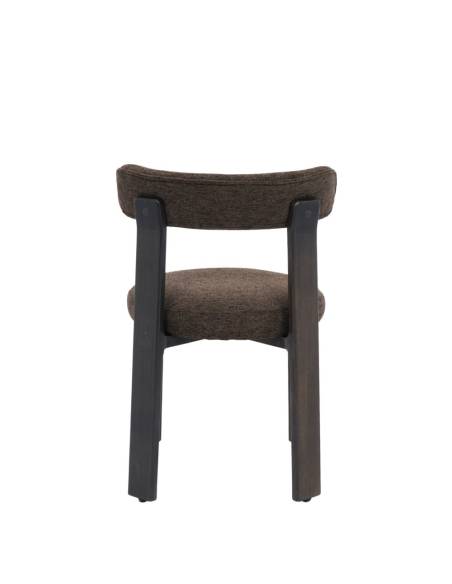 Chaise tissu marron ALBANY
