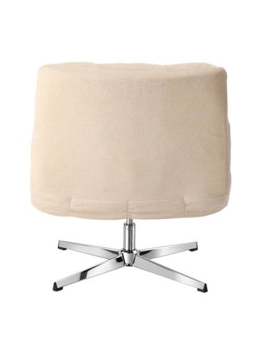Fauteuil pivotant en tissu MONTCLAR