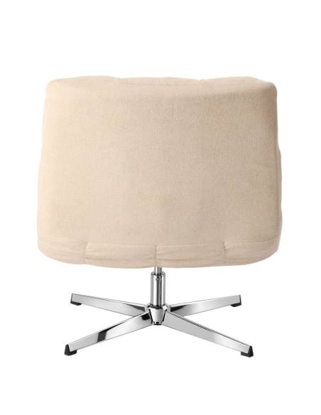 Fauteuil pivotant en tissu MONTCLAR