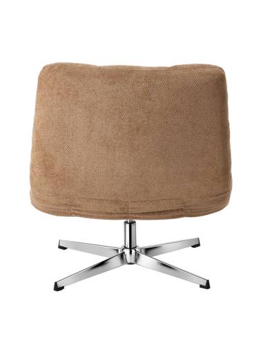 Fauteuil pivotant en tissu MONTCLAR