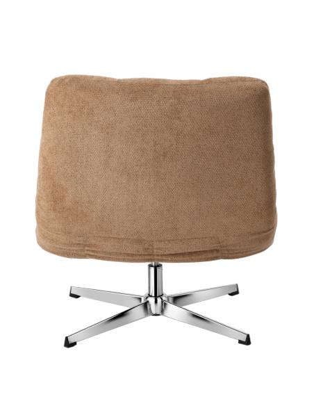 Fauteuil pivotant en tissu MONTCLAR
