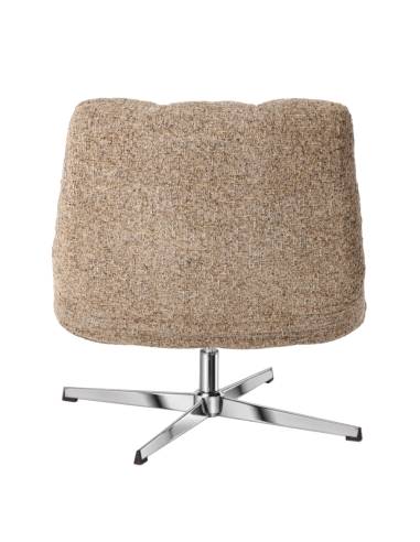 Fauteuil pivotant en tissu MONTCLAR