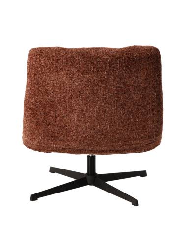 Fauteuil pivotant en tissu MONTCLAR